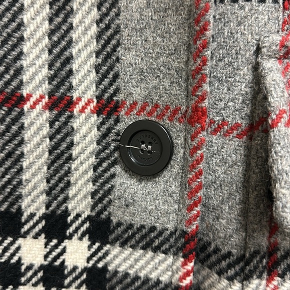 Burberry Plaid Wool Coat Size 14UK/12US - Picture 6 of 13